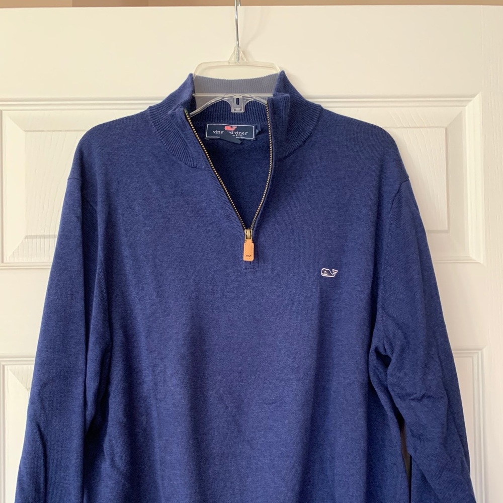 Men’s Vineyard Vines 1/4 Zip Sweater Sz Small